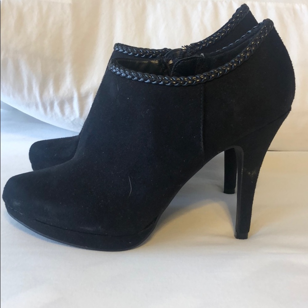 X-Appeal black heeled booties